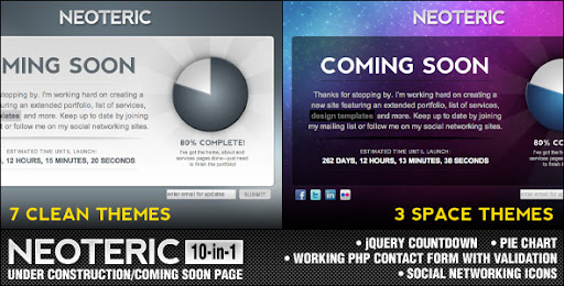 NEOTERIC—The Ultimate Under Construction Page! - ThemeForest Item for Sale