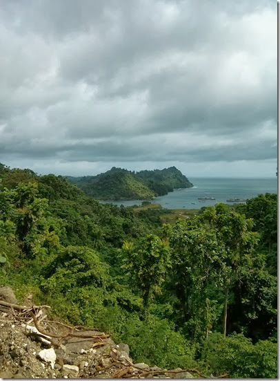 Dempta from far with foreground