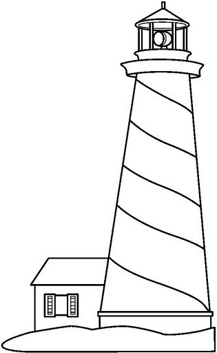 LIGHTHOUSE COLORING DRAWINGS LIGHTHOUSE