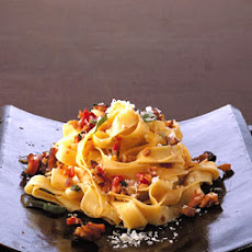 Tagliatelle with Chestnuts, Pancetta, and Sage