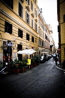 Side street in Rome Side street in Rome