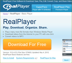 realplayer realplayer