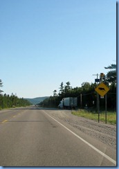7838 Ontario Trans-Canada Hwy 17 moose crossing warning sign 7838 Ontario Trans-Canada Hwy 17 moose crossing warning sign