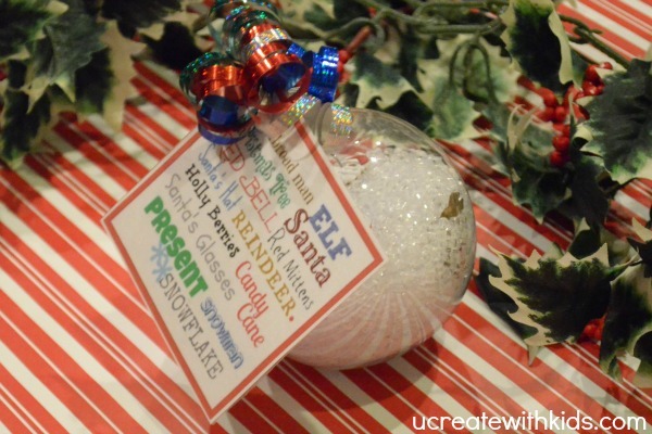 I Spy Christmas Ornament tutorial 9