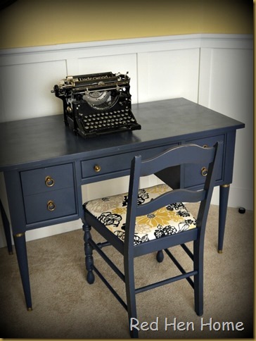 Red Hen Home Navy Desk 1