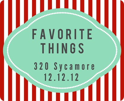 favorite things 2012