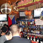 at the philipino karaoke bar in Roppongi, Japan 