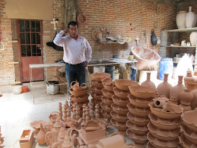 bisque at our second pottery stop