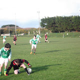 Cillain Hayes in foreground with Shane Downey offering support