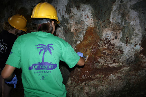 The Boys and Girls Club Torch Club teamed up with the Springfield Greene County Parks Board for a cave restoration project today. Photo Credit: Alex Crowder