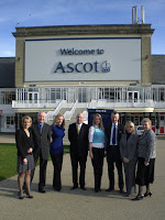 The UK Sodexo Motivation team at Ascot. Kevin Harrington 2nd from left.
