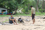 Pantai Nibung di Pulau Bunyu