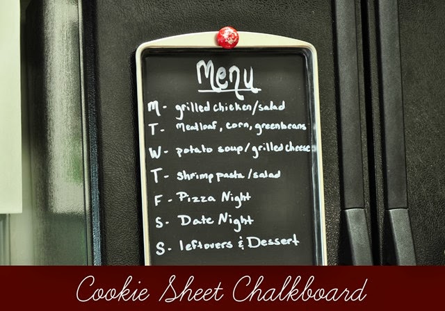 Cookie sheet chalkboard Cookie sheet chalkboard