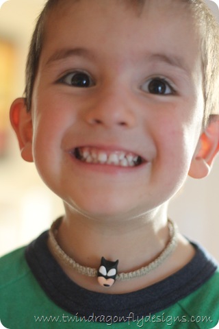 super hero necklace batman necklace