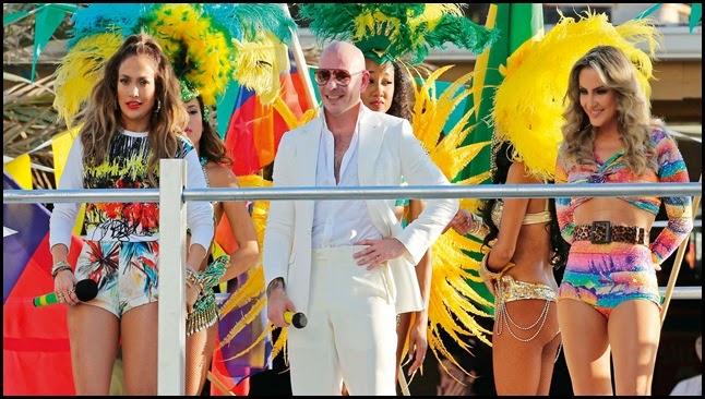 Pitbull, Jennifer y Claudia - We are one