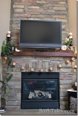 A spring mantel A spring mantel