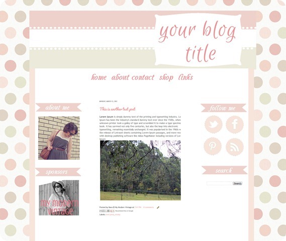 Best Blogger Templates 2012 Free