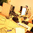 In the office