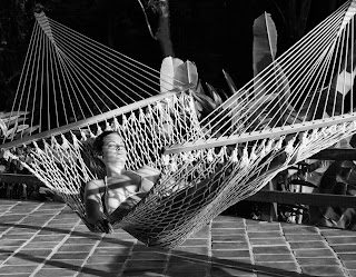 Kate really enjoyed the hammock.