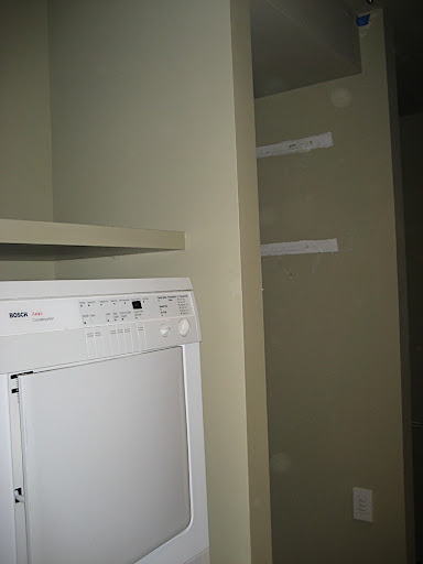 Shelves and rod removed.