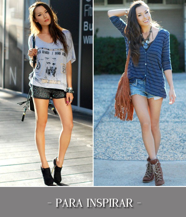 Looks-Inspiraes-Short-Paets-Jeans-Cardig Looks-Inspiraes-Short-Paets-Jeans-Cardig