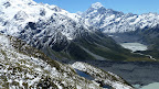 Sealy Tarns, Mount Cook, Hooker Lake; Mueller Hut Route, Tag 1.
