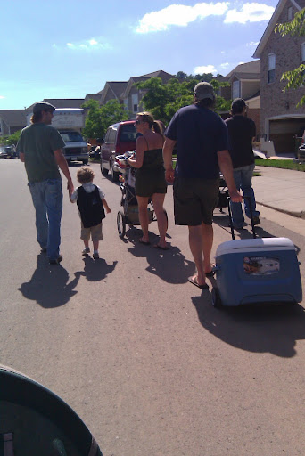 Liesl and Kevin recruited their friends to join them in their relief efforts.