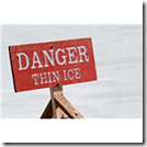 danger thin ice
