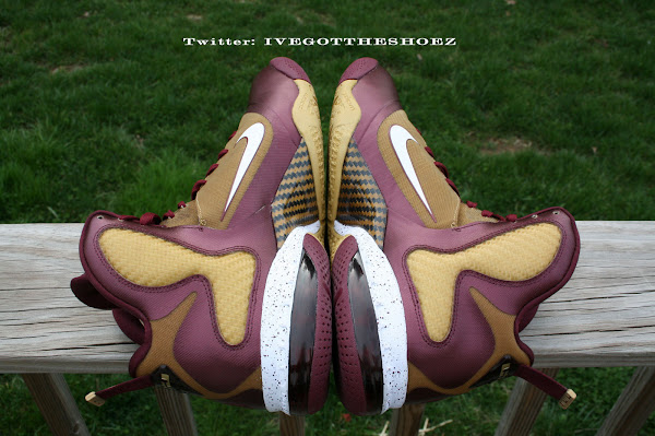 Detailed Look at Nike LeBron 9 8220Christ the King8221 Away PE