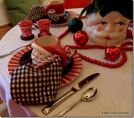 A Walk in the Countryside: Santa Tablescape