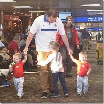 Airport with kids