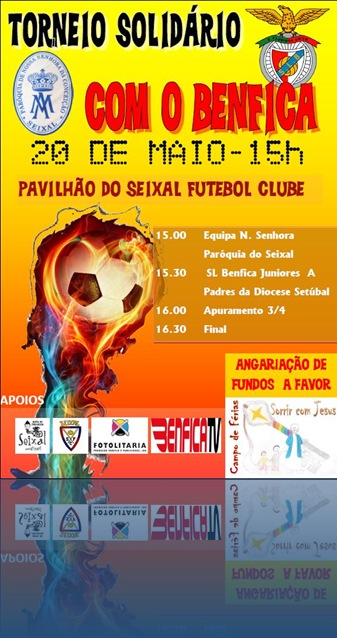 Cartaz Torneio Solidario Futebol