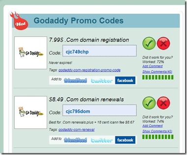 Live coupons godaddy