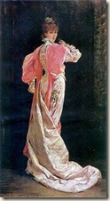 Sarah Bernhardt dans le rôle de Doña Maria dans Ruy Blas. Tableau de Georges Clairin (1897).