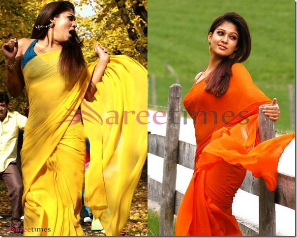 Nayanathara_Plain_Designer_Saree
