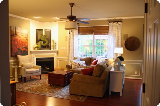 Warm and Cozy Family Room
