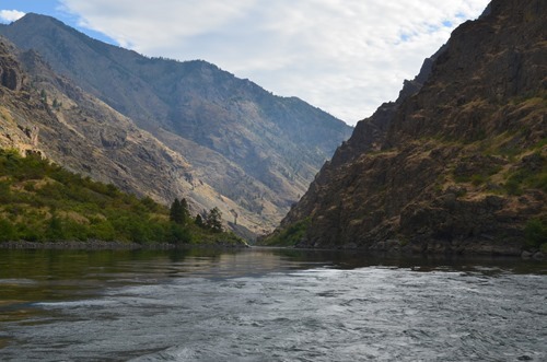 on the Snake River in Hells Canyon