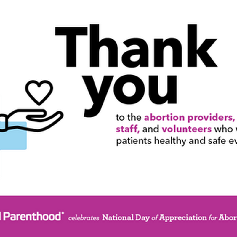 National Day of Appreciation for Abortion Providers