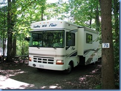 6981 Doe Lake Campground Rizzort - our campsite #74