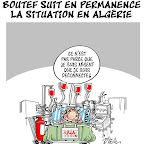 Bouteflika suit en permanence la situation en Algérie