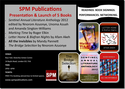 BOOKLAUNCH MARCH 2013 FLYER BOOKLAUNCH MARCH 2013 FLYER