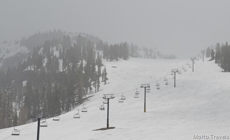 lifts running at Mammoth Mountain in May