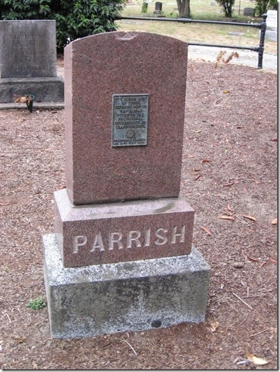 IMG_8332 Reverend J.L. Parrish Tombstone at Lee Mission Cemetery in Salem, Oregon on August 12, 2007
