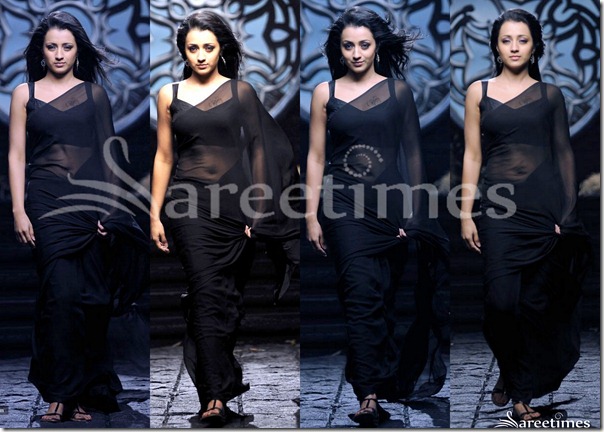 Trisha_Black_Saree