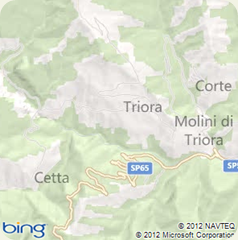triora mapa triora map