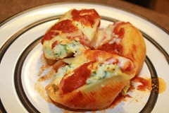 Chicken and Spinach Stuffed Shells