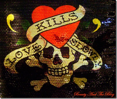 Ed Hardy Love Kills Slowly Sequin Tote From Vogue Magnet