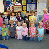 WBFJ Cici's Pizza Pledge - Faith Elementary - Mrs. Klein's Kindergarten Class - Faith - 9-19-12