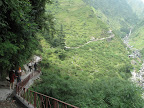 On the way to the waterfall