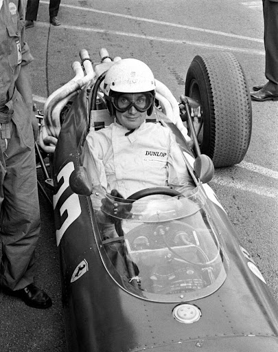 Майк Паркс за рулем Ferrari в 1967 году